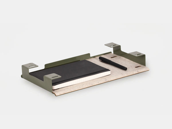 Sage Green | Small | Shelf on white background with diary on top