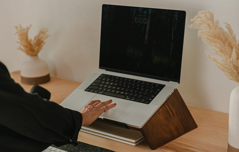 Japandi Laptop Stand